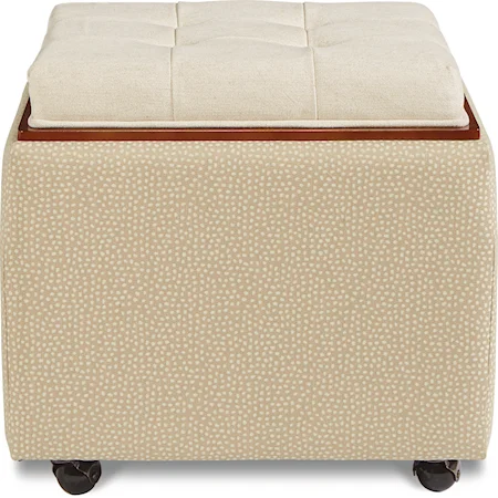 Leo Ottoman with Reversible Top